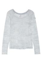 Women's Nike Split High/low Hem Top - Grey