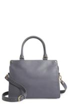 Treasure & Bond Logan Leather Satchel - Grey
