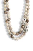Women's Simon Sebbag Double Strand River Stone Necklace