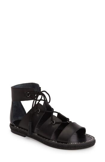 Women's Lucky Brand Dristel Gladiator Sandal .5 M - Black