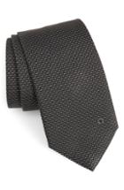 Men's Salvatore Ferragamo Eivissa Silk Tie, Size - Black