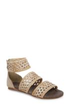 Women's Roan Clio Woven Ankle Cuff Sandal .5 M - Brown