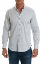 Men's Robert Graham Stone Classic Fit Print Sport Shirt - Black