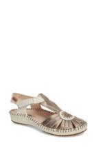 Women's Pikolinos 'p. Vallerta' Leather Flat Eu - Grey