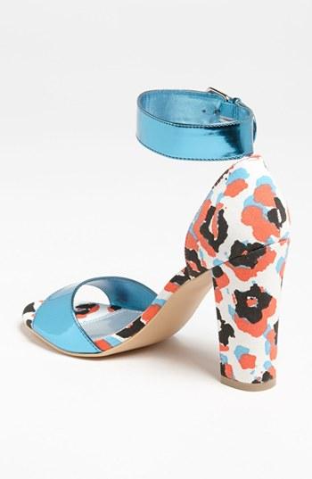 Tildon 'blaire' Sandal Teal/ Red Multi