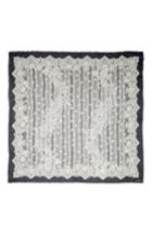 Women's Valentino Garavani Grand Hauteur Lace Print Wrap, Size - Black