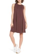 Women's Bp. Open Back Swing Dress, Size - Burgundy