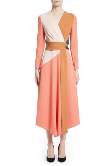 Women's Roksanda Himera Wrap Dress Us / 10 Uk - Coral