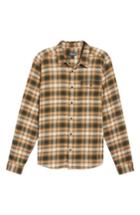 Men's Patagonia Regular Fit Organic Cotton Flannel Shirt - Brown