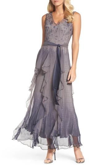 Women's Komarov Print Sash Maxi Dress