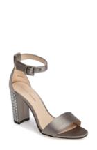 Women's Pelle Moda Bonnie 3 Embellished Ankle Strap Sandal M - Grey