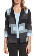 Women's Ming Wang Geometric Knit Jacket