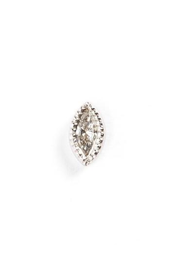 Women's Maria Tash Marquise Diamond Stud Earring