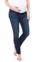 Women's Nom Maternity Chelsea Under The Belly Ankle Skinny Jeans - Blue