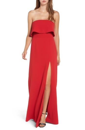Women's Lovers & Friends Anzen Strapless Gown - Red