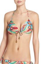 Women's Luli Fama Crystallized Push-up Bikini Top