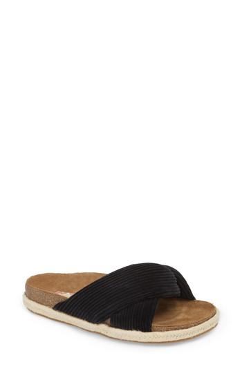 Women's Band Of Gypsies Move Over Flat Sandal M - Black