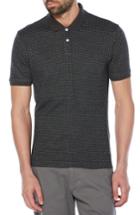 Men's Original Penguin Snowflake Jacquard Polo, Size - Black