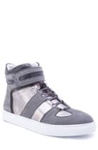 Men's Badgley Mischka Belmondo High Top Sneaker .5 M - Grey