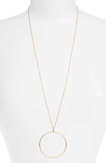 Women's Argento Vivo Sydney Large Open Ring Pendant Necklace