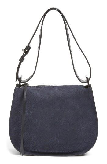 Allsaints Mini Echo Calfskin Suede & Leather Hobo -