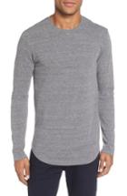 Men's Goodlife Triblend Scallop Long Sleeve Crewneck T-shirt - Grey