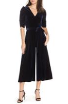 Women's Chelsea28 Velvet Culotte Jumpsuit - Blue