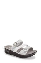 Women's Alegria 'colette' Platform Sandal -5.5us / 35eu - Metallic