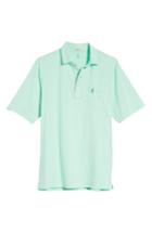 Men's Johnnie-o Marley Regular Fit Stripe Polo - Green