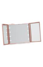 Impressions Vanity Co. Trifold Compact Led Makeup Mirror With Stand