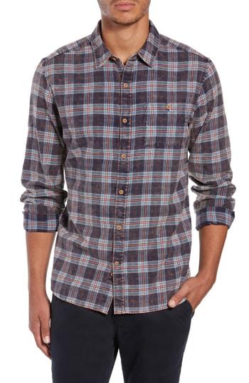 Men's Hurley Kurt Plaid Flannel Shirt - Blue