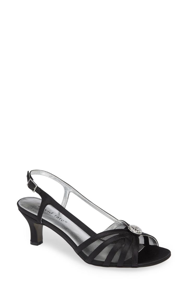 Women's David Tate Cheer Sandal .5 M - Black