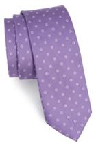 Men's The Tie Bar Round Trip Silk Tie, Size - Purple