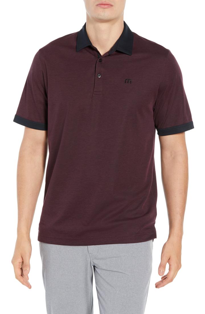 Men's Travis Mathew Fantastico Pique Polo - Red