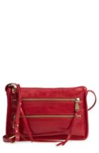 Hobo Mission Leather Crossbody Bag - Red