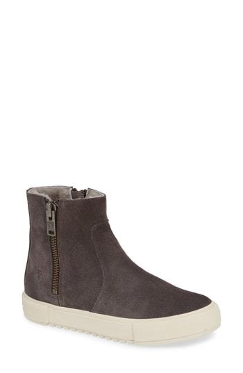 Women's Frye Gia Genuine Shearling Lined Bootie .5 M - Brown