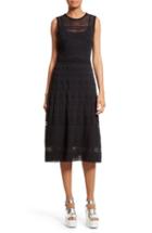 Women's M Missoni Rib Stitch Fit & Flare Midi Dress