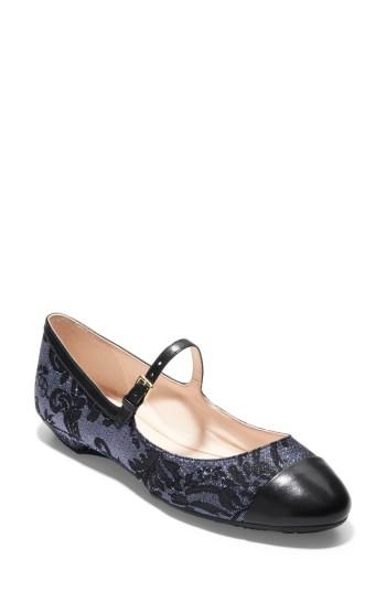 Women's Cole Haan Phoenix Ballet Flat .5 B - Blue