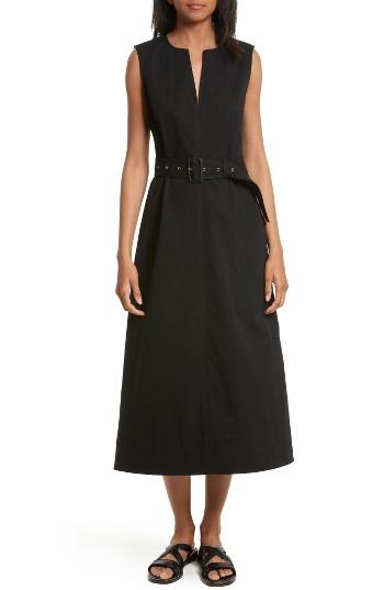 Women's Joseph Teddy Belted A-line Dress