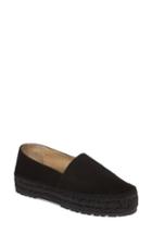 Women's Etienne Aigner Wade Platform Espadrille M - Black