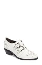 Women's Rebecca Minkoff Astral Buckle Bootie M - White