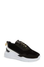 Women's Buscemi Strada Velvet Lace-up Sneaker Us / 36eu - Black