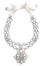 Women's Jenny Packham Mother Of Pearl & Crystal Pendant Necklace