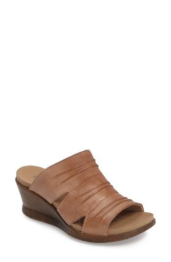 Women's Romika Nevis Wedge Sandal -5.5us / 36eu - Metallic