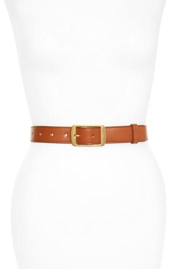 Women's Stella Mccartney Alter Faux Leather Belt 0 - Tan