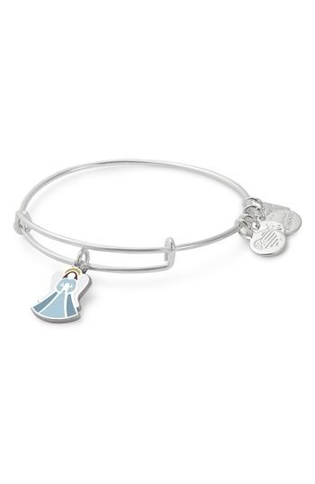 Women's Alex And Ani Charity By Design Angel Adjustable Wire Bangle