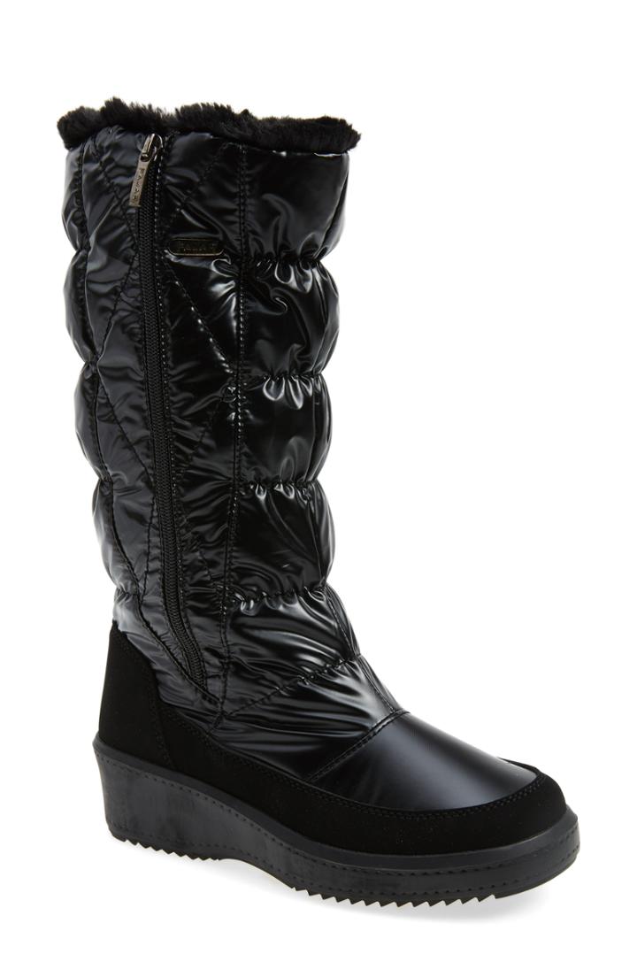 Women's Pajar 'alexandra' Waterproof Boot -6.5us / 37eu - Black