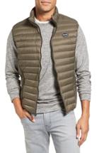Men's Schott Nyc Lightweight Quilted Down Vest - Green