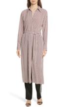 Women's Robert Rodriguez Long Button Front Shirt - Red