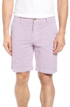 Men's Vineyard Vines Gingham Seersucker Stretch Breaker Shorts - Blue